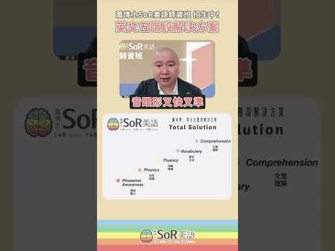 科學拆解語言學習：五步驟讓你輕鬆駕馭美語！｜SoR 美語師資班招生中