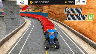 Fs 18 New Holland Tractors Added Many Trolleys From Gameplay ! Farming Simulator 18 Timelpase #fs18