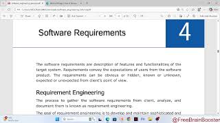 SOFTWARE REQUIREMENT ENGINEERING