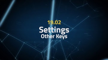 Tactical Arbitrage Instructions 19.02 - Settings - Other Keys
