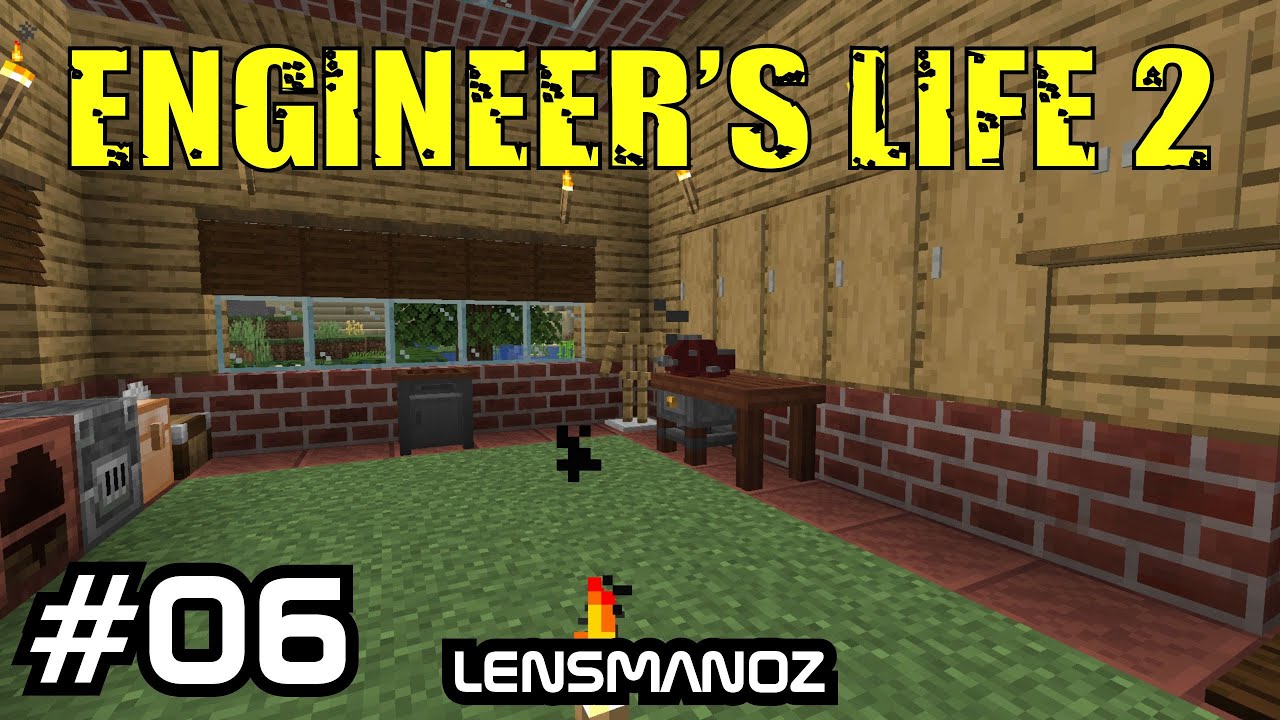 Minecraft Engineer's Life 2 Ep 6 A little buzzy YouTube