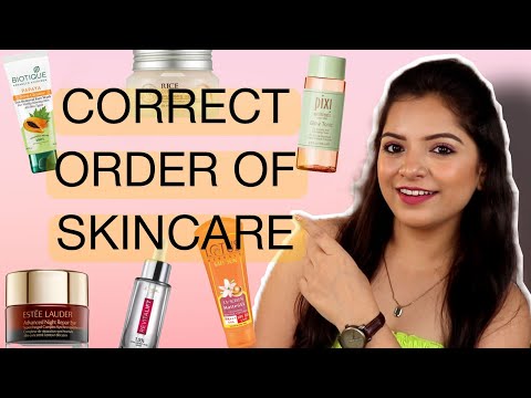 SKINCARE STEPS & CORRECT ORDER | BEST SKINCARE PRODUCTS | SKINCARE TIPS