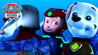 aqua pups save whale patroller paw patrol official compilation
