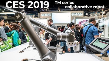 CES 2019 - Omron Technologies Forpheus Ping Pong Adept Astra Delta and TM series collaborative robot
