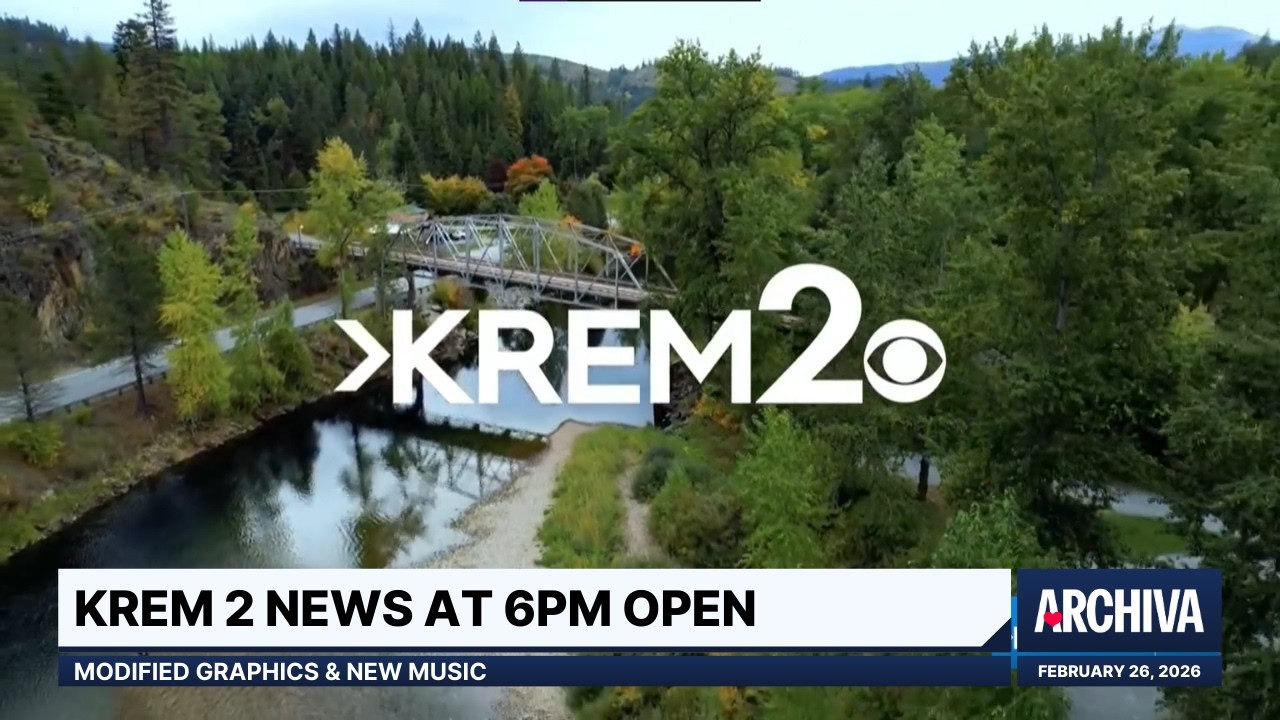 KREM 2 News at 6PM Open - Modified Graphics & New Music | February 27 ...