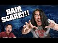 HAIR SCARE PRANK!!!  Dad Gets Hair Extensions + NEW MUSIC CHANNEL!