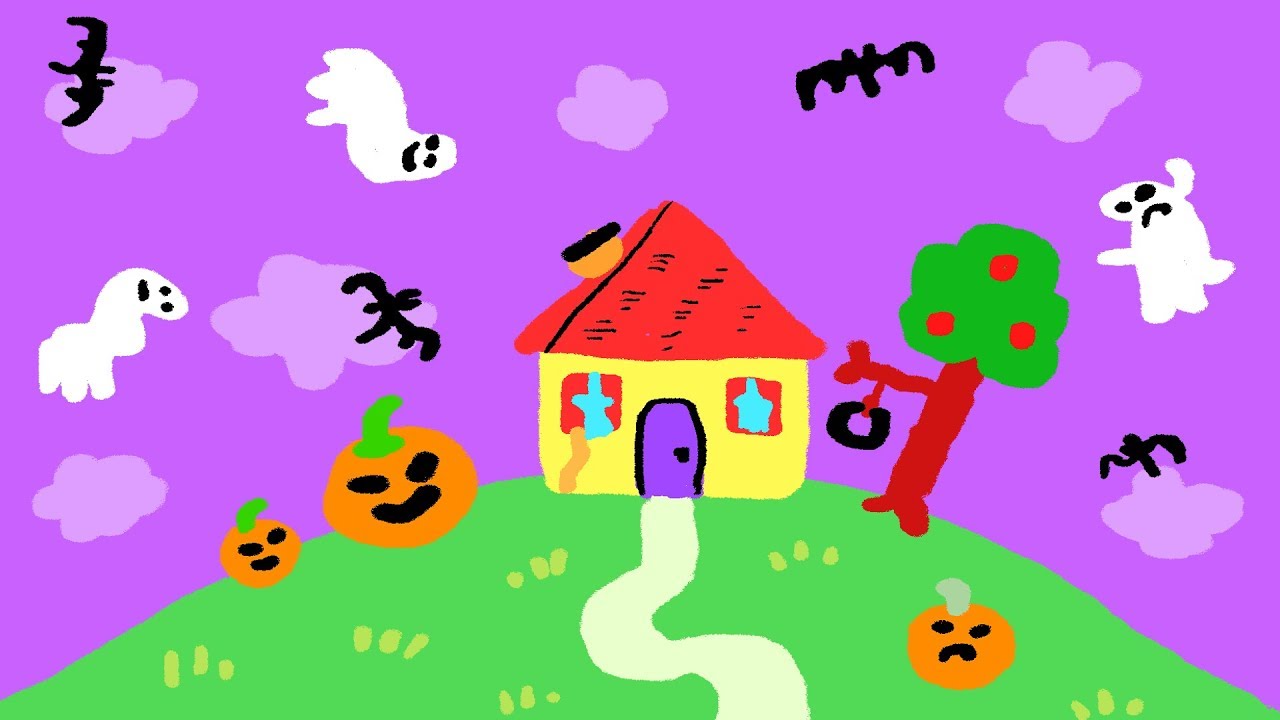 Haunted Blues Clues House Halloween Spooky Animated Doodle - YouTube