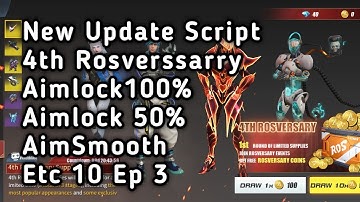 New Update Script | 4th Rosverssarry | Aimlock100% | 17Days Script | 10 Ep 3