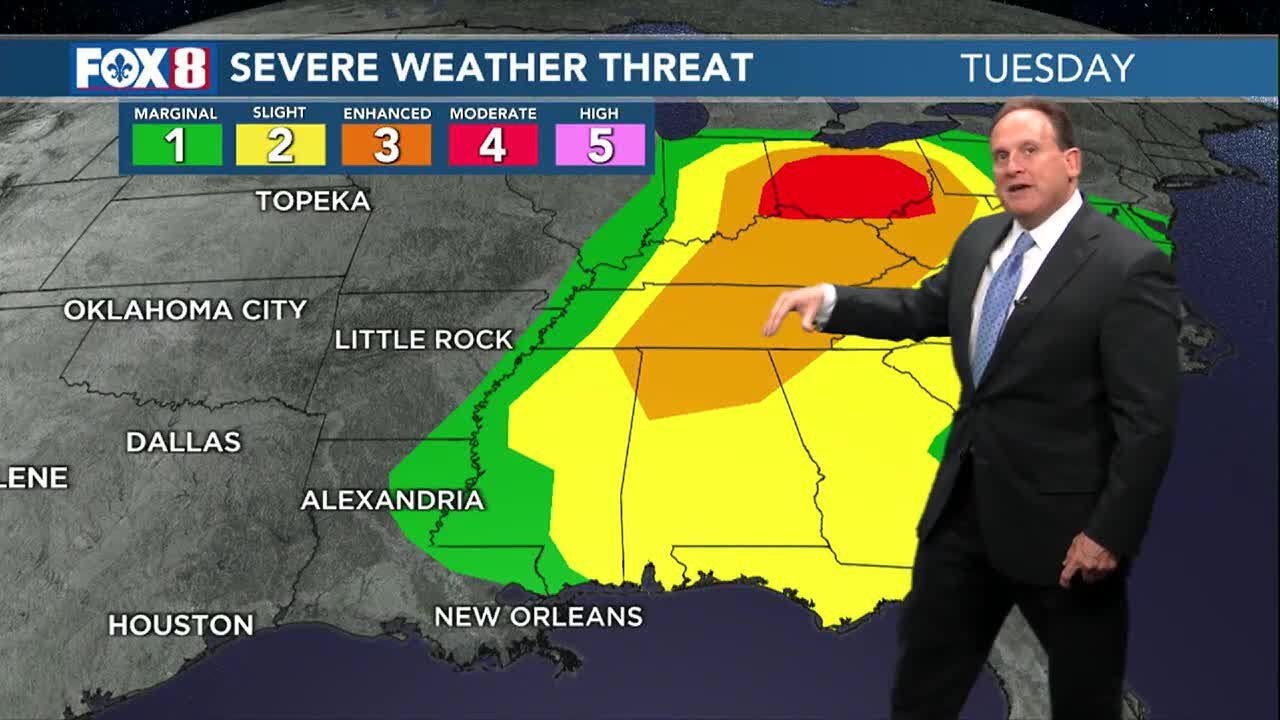 Evening weather update for Monday, April 1