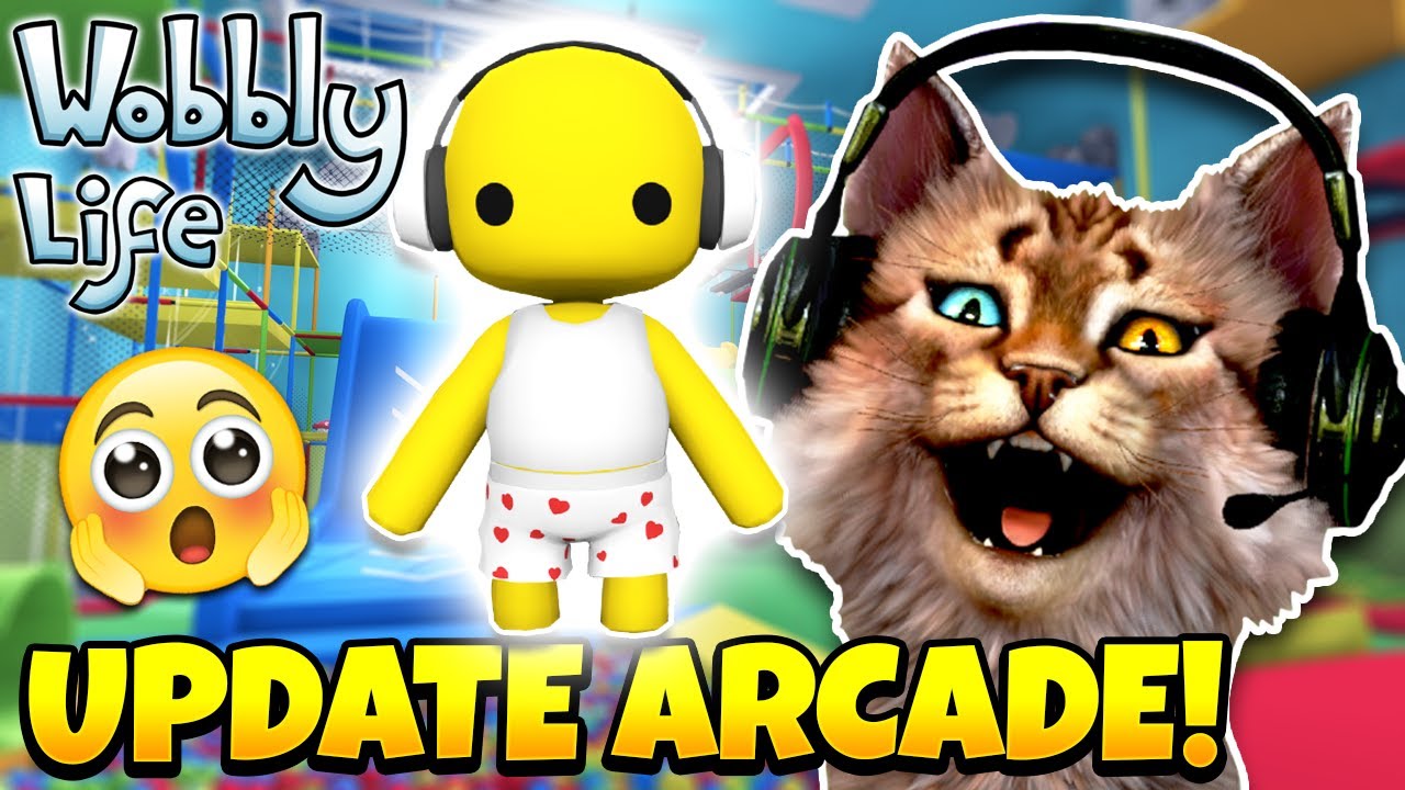 AKHIRNYAA! UPDATE MODE ARCADE BISA MAIN PETAK UMPET SAMPE NINJA WARRIOR !! 😻 - Wobbly Life Indonesia