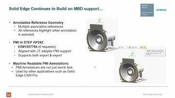 Solid Edge University - Overview of Solid Edge 2021 (Session 1)