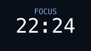30 Min Pomodoro Study Music 🍅 25/5 Timer Session | 40Hz Gamma Binaural Beats & Rain