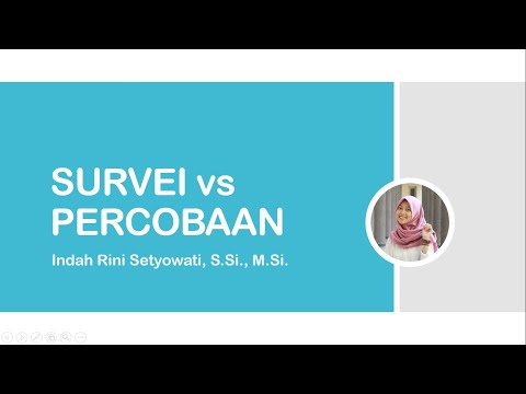 Video: Perbedaan Antara Survei Dan Eksperimen