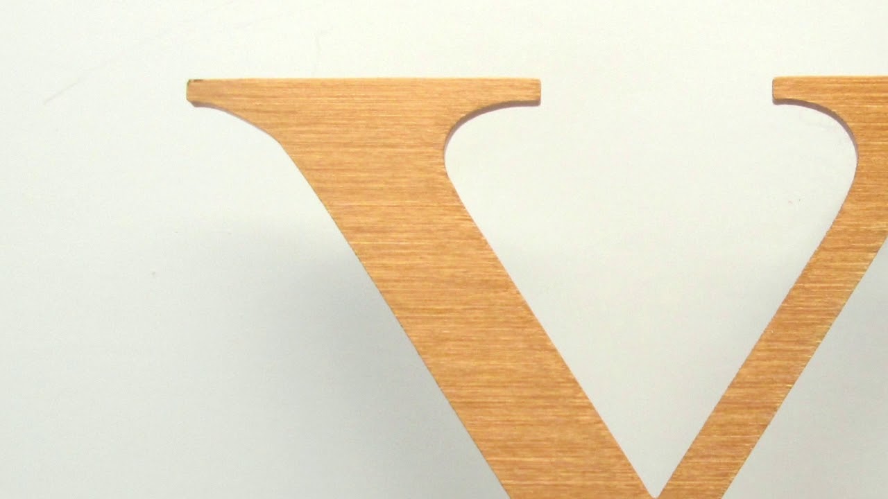 Letter Y Brushed Copper