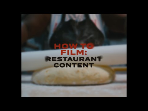 How To Film Cinematic Restaurant Content & Get Clients | Tips