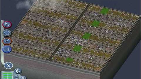 Sim City 4 fully developed small tile city in 90 seconds