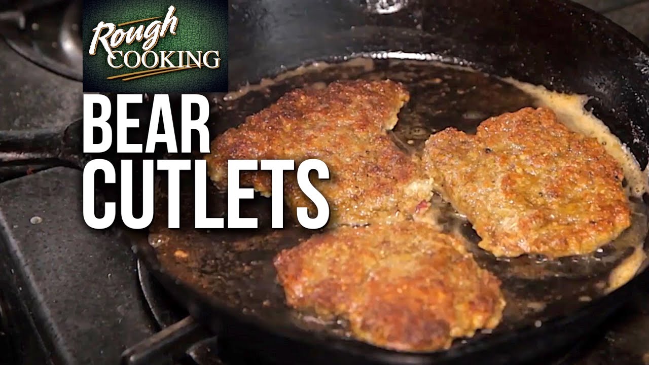 How to Cook BEAR CUTLETS (SO Good!) ROUGH COOKING RECIPE CATCH