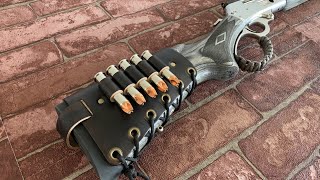 BEST accessory! Butt Stock ammo holder (Cartridge Cuff from Mason Leather) Marlin 1895 45-70 govt