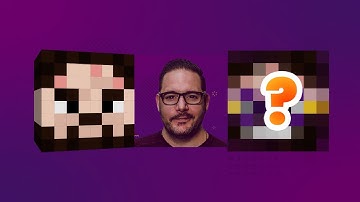 Minecraft Portrait in Illustrator – Pixel, Clean 8-Bit Style