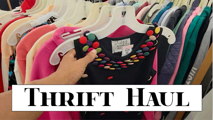Thrift with Me | Thrifting with Intention | Styling Try-on Haul |  Model Image