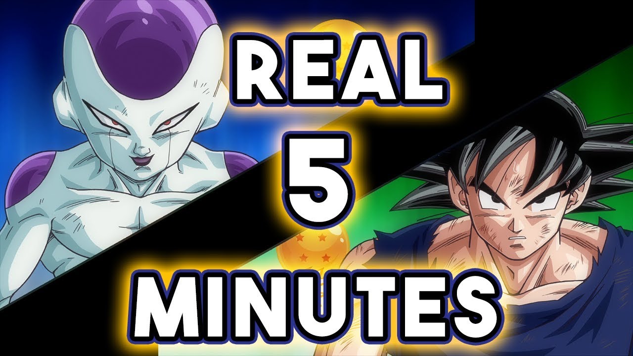 Goku's and Frieza's 5 minutes battle but it's real 5 minutes