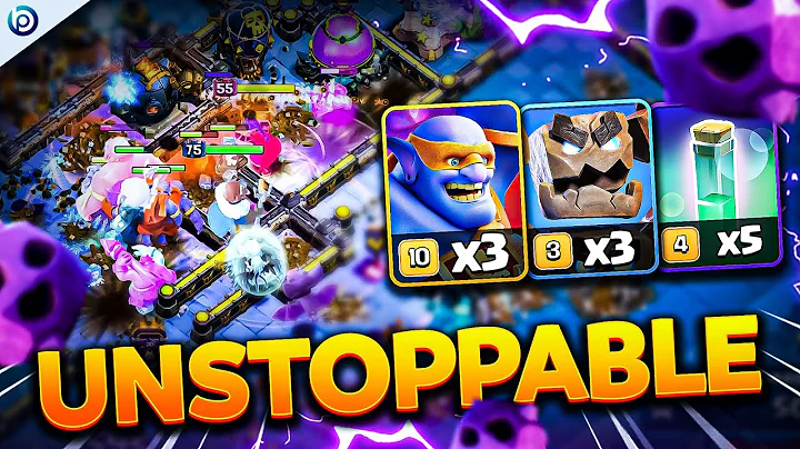 Best TH18 Meteor Golem + Super Bowler Strategy | INSANE Army for  Legends & War