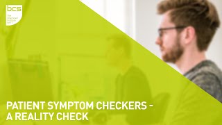 Patient symptom checkers - a reality check