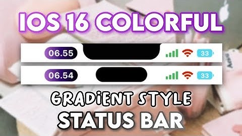 How to apply iOS Colorful Gradient Status Bar on Android