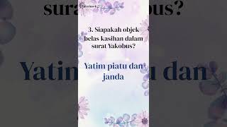 Sudah tamat Alkitab sekali? Coba raih nilai sempurna! - Kuis Alkitab dalam 1 Menit (1026)