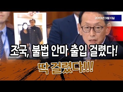 조국, 불법 <strong>안마</strong> 출입 딱 걸렸다!!! / 신의한수