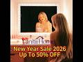 🎉 vanitiihome New Year Sale 2026 🎉🪞✨ Vanity Table + Makeup Mirror🔥 Up To 50% OFF