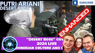 Putri Ariani Desert Rose cover LIVE (Indonesian culture and creativity 2024) First Time Hearing