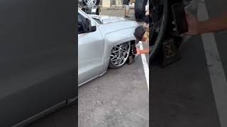 New 2025 Dub Wheels On This Bagged Truck At Sema 2025