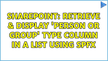 Sharepoint: Retrieve & Display 