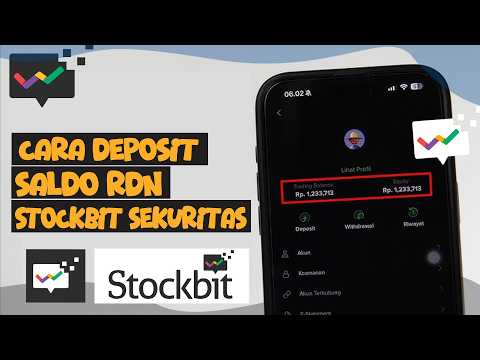 Cara Deposit Saldo RDN Stockbit | Cara Top up Saldo RDN Stockbit