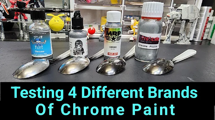 Testing 4 Different Brands Of Chrome Paint For Plastic Models