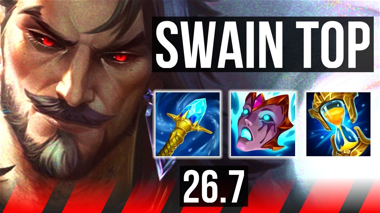 Watch Swain dominate against Malphite in Korean Master! 
Highlights: Good KDA: 10/2/13. 
Learn what runes to use, what items to build, understand how to lane, teamfight, and outplay your opponents as #Swain. 
/// #LeagueOfLegends high elo replay 
 
Thank you for watching! 
Did you learn something new? Share it in the comments! 
If you liked this video, please leave a thumbs up, if you disliked it, be sure to give me feedback in the comments. I appreciate your support! 
 
~~~| DOMISUMREPLAY |~~~ 
High elo replays for every role and champion. Improve your gameplay. Many uploads per day. 
 
~~~| WATCH MORE |~~~ 
Swain channel: https://www.youtube.com/channel/UCjdbvpzEUy2qc7T4VbwSr6A?sub_confirmation=1 
 
More replays of: 
- Swain vs Malphite: https://www.youtube.com/playlist?list=PLejjq5usHg-5d8At4boRkjHpfX7EKPnYA 
- Swain TOP: https://www.youtube.com/playlist?list=PLejjq5usHg-4Wn6xSMo36NImziMZRyws0 
 
~~~| MATCH INFO |~~~ 
GAME TYPE: Ranked Solo/Duo 5v5 
REGION: KR 
AVERAGE RANK: Master 
SEASON: Season 2026 
PATCH: 26.7 
 
~~~| SPECTATED PLAYER |~~~ 
CHAMPION: Swain 
SKIN: Prestige Chosen of the Wolf Swain 
RANK: Master 
RIOT ID: 이히히히히히힛 # KR1 
OP.GG: https://op.gg/summoners/kr/%EC%9D%B4%ED%9E%88%ED%9E%88%ED%9E%88%ED%9E%88%ED%9E%88%ED%9E%9B-KR1 
RUNES: PRECISION - Conqueror, Presence Of Mind, Legend: Haste, Last Stand; SORCERY - Manaflow Band, Transcendence (Attack Speed + Adaptive Force + Health Scaling) 
 
~~~| OPPONENT |~~~ 
CHAMPION: Malphite 
RANK: Master 
RUNES: SORCERY - Arcane Comet, Manaflow Band, Transcendence, Scorch; RESOLVE - Overgrowth, Second Wind (Adaptive Force + Health Scaling + Health Scaling) 
 
I am not one of the summoners playing in the matches uploaded to this channel, so I am unfortunately unable to answer questions about decisions made by the summoners in the game. 
 
played at 2026-04-08 08|39|00 (CEST); rec on sd-apricot at 2026-04-14 11|14|45 (CEST); mtdt at 2026-04-14 11|53|48 (CEST); KR-8165525692-TOP-BLUE