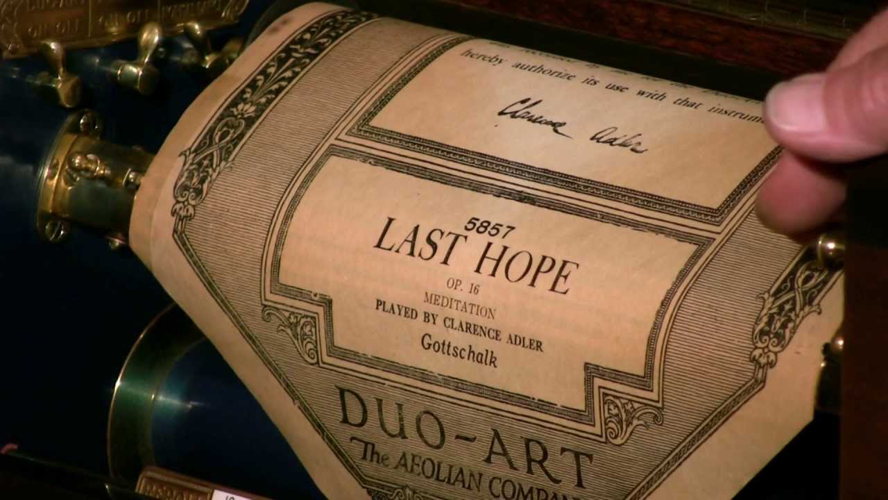 Last Hope - Adler (Gottschalk) Duo-Art - YouTube pianmn199