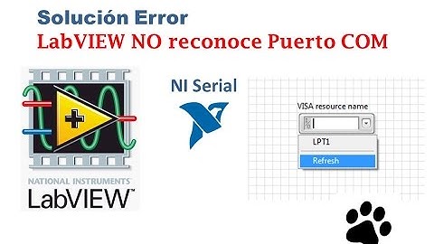 Solucion LabVIEW no muestra puerto COM de microcontrolador, arduino etc, Descarga de Driver NI Seria
