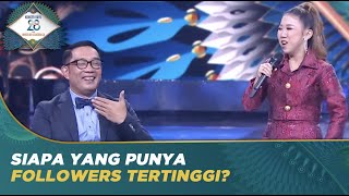 Sandiaga Uno VS Ridwan Kamil Siapa Punya Followers Terbanyak? Raffi Paling Tinggi! | Konser Raya 28