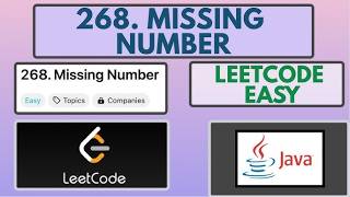 Leet Code | Missing Number | Problem No. 268