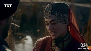Ertugrul bey and halima sultan love scene in urdu part 1
