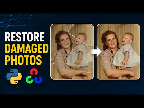 Restore Damaged Photos Using OpenCV in Python | Image Inpainting Project