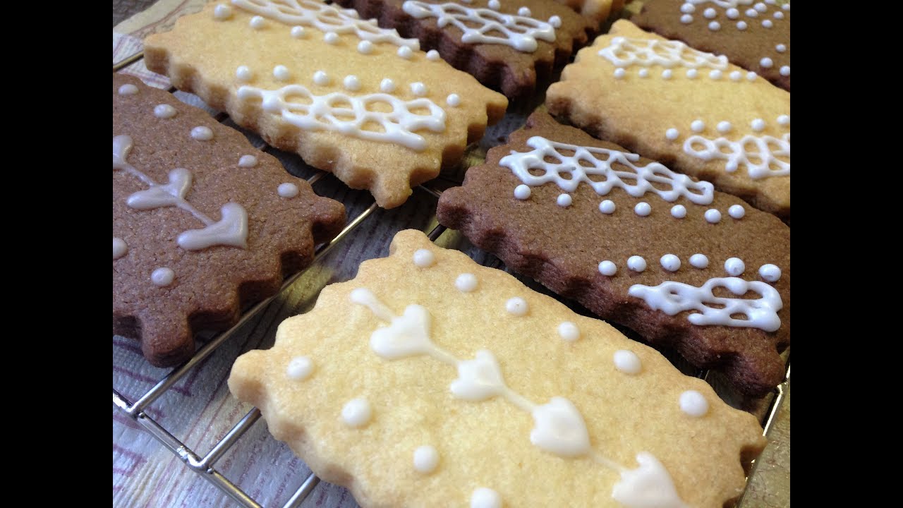 お菓子作り レース模様のクッキー Cookies Youtube