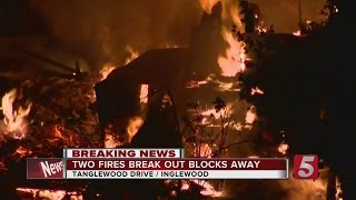 2 Fires Break Out On Tanglewood Drive