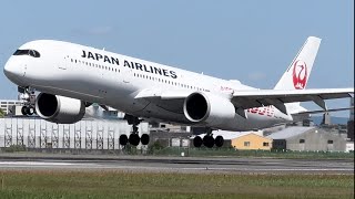 大阪国際(伊丹)空港　Osaka(Itami)Airport/日本航空鶴丸着陸