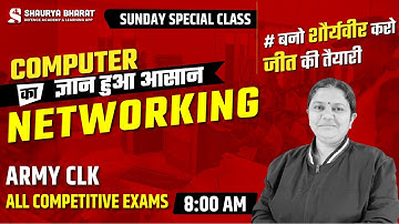 Networking | Computer Live Class for All Competitive Exams | By Megha Ma