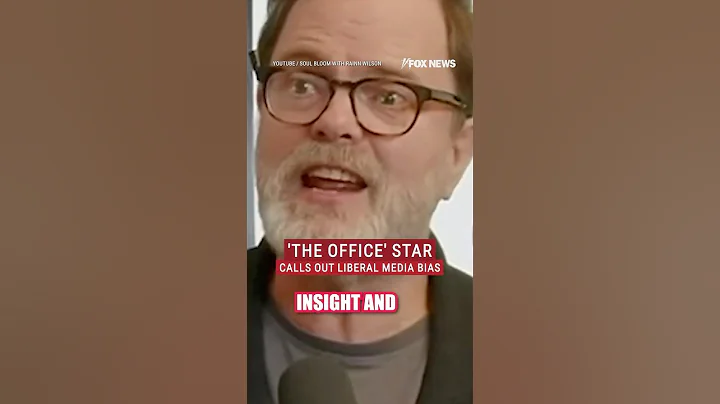 'The Office' star calls liberal media 'queen of denial' about bias #shorts #media #hollywood #news