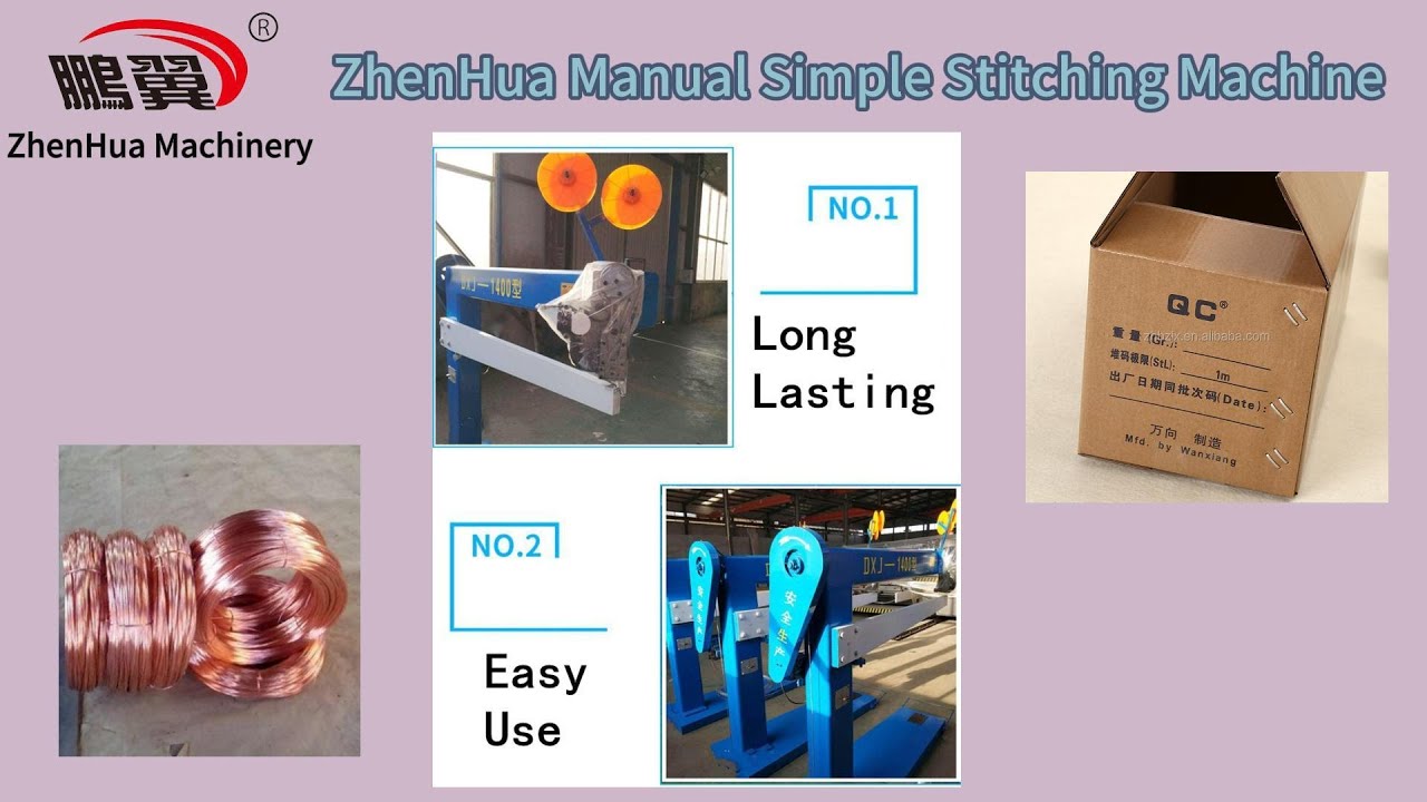 corrugated carton box stapling machine