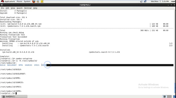 How to Build RPM Package from Source Code on Linux step by step .
